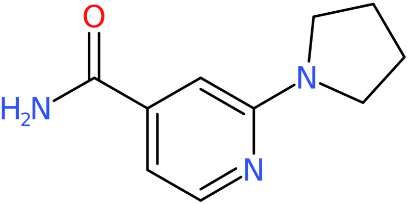 CAS: 1378457-21-6 | 2-Pyrrolidin-1-ylisonicotinamide, NX22763