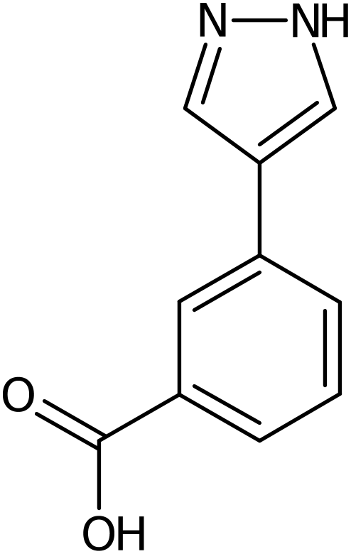 CAS: 1002535-21-8 | 3-(1H-Pyrazol-4-yl)benzoic acid, >95%, NX10347