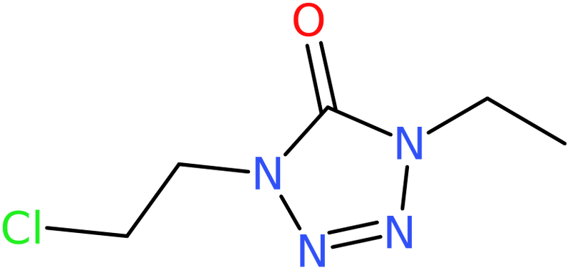 CAS: 69049-03-2 | 1-(2-Chloroethyl)-4-ethyl-1,4-dihydro-5h-tetrazol-5-one, >95%, NX58372