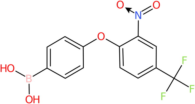 CAS: 957062-58-7 | 4-[2-Nitro-4-(trifluoromethyl)phenoxy]benzeneboronic acid, NX71088