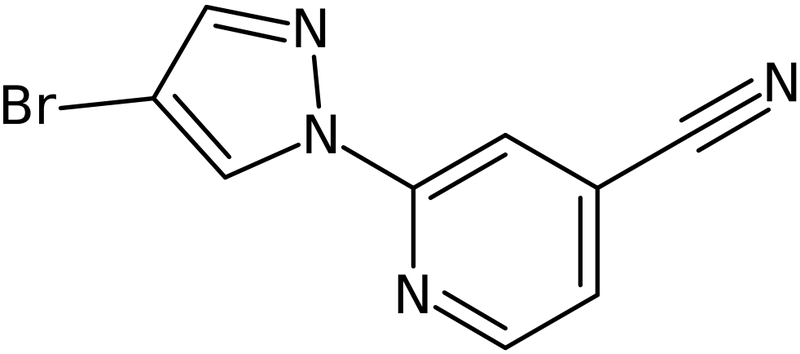 2-(4-Bromo-1H-pyrazol-1-yl)isonicotinonitrile, NX73807