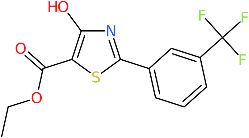 CAS: 240800-53-7 | Ethyl 4-hydroxy-2-[3-(trifluoromethyl)phenyl]-1,3-thiazole-5-carboxylate, >97%, NX36931