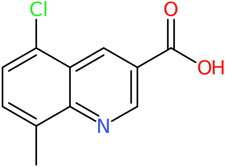 CAS: 948294-24-4 | 5-Chloro-8-methylquinoline-3-carboxylic acid, NX70467