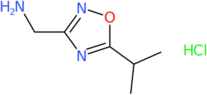 CAS: 1255717-36-2 | [(5-Isopropyl-1,2,4-oxadiazol-3-yl)methyl]amine hydrochloride, >95%, NX19069