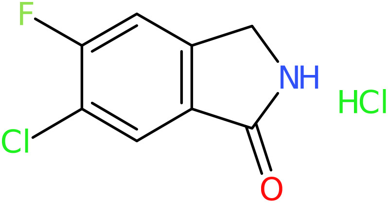 CAS: 2438637-59-1 | 6-Chloro-5-fluoroisoindolin-1-one hydrochloride, >98%, NX37186