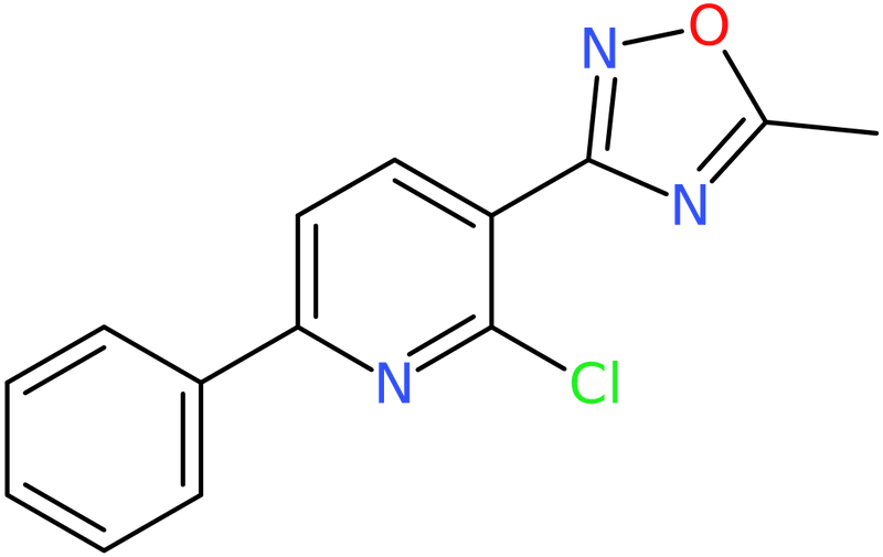 CAS: 1203898-07-0 | 2-Chloro-3-(5-methyl-1,2,4-oxadiazol-3-yl)-6-phenylpyridine, NX16870