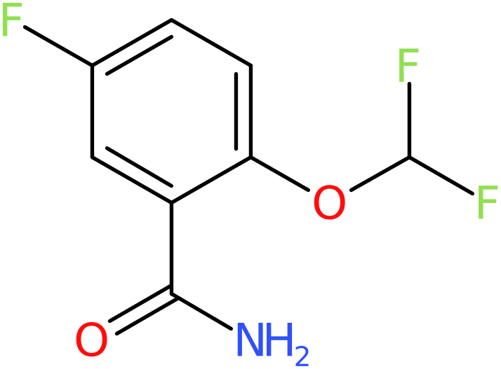 CAS: 1240256-77-2 | 2-(Difluoromethoxy)-5-fluorobenzamide, NX18613