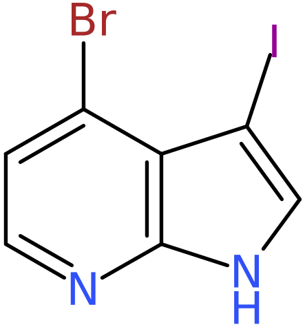 CAS: 1000340-34-0 | 4-Bromo-3-iodo-1H-pyrrolo[2,3-b]pyridine, >95%, NX10132