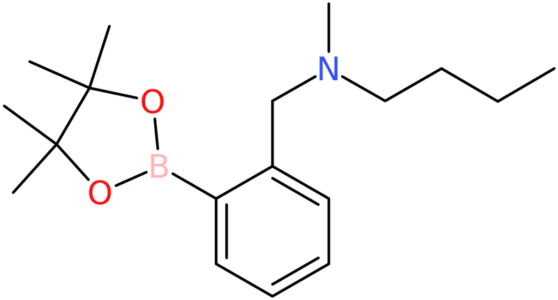 Butyl(methyl){[2-(tetramethyl-1,3,2-dioxaborolan-2-yl)phenyl]methyl}amine, NX74074
