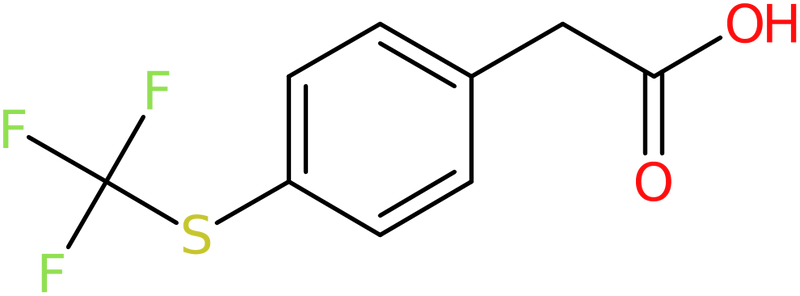 CAS: 243977-23-3 | 4-[(Trifluoromethyl)sulphanyl]phenylacetic acid, >96%, NX37197