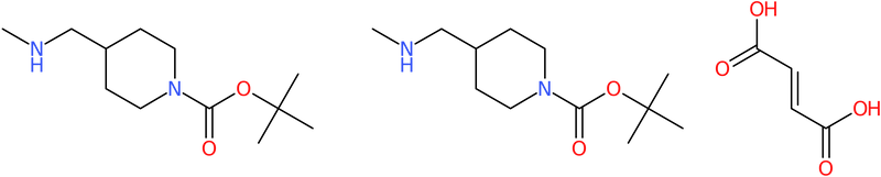 (2E)-But-2-enedioic acid bis(tert-butyl 4-[(methylamino)methyl]piperidine-1-carboxylate), NX73977