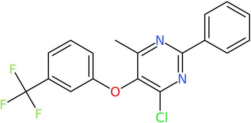 CAS: 680217-69-0 | 4-Chloro-6-methyl-2-phenyl-5-[3-(trifluoromethyl)phenoxy]pyrimidine, NX58018