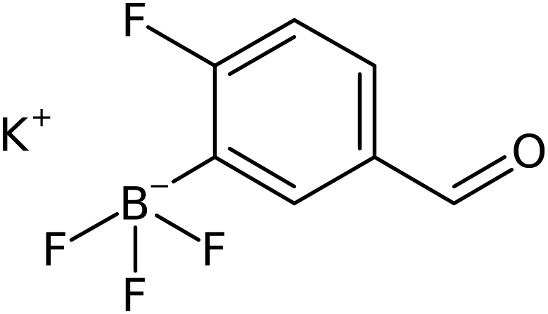 CAS: 1012868-70-0 | Potassium (2-fluoro-5-formylphenyl)trifluoroborate, >95%, NX10940