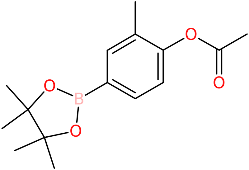 2-Methyl-4-(tetramethyl-1,3,2-dioxaborolan-2-yl)phenyl acetate, NX74066