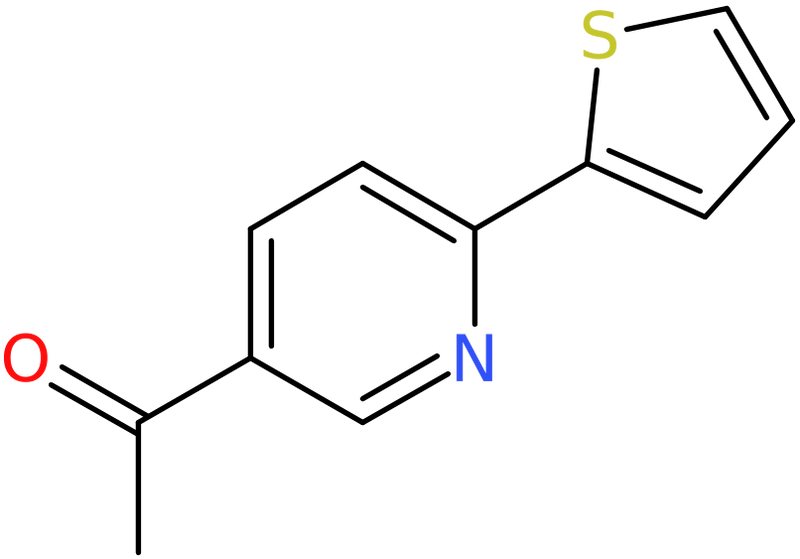 1-[6-(Thiophen-2-yl)pyridin-3-yl]ethanone, >95%, NX74116