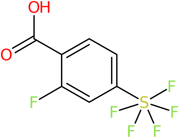 CAS: 1240257-03-7 | 2-Fluoro-4-(pentafluorosulfur)benzoic acid, NX18628