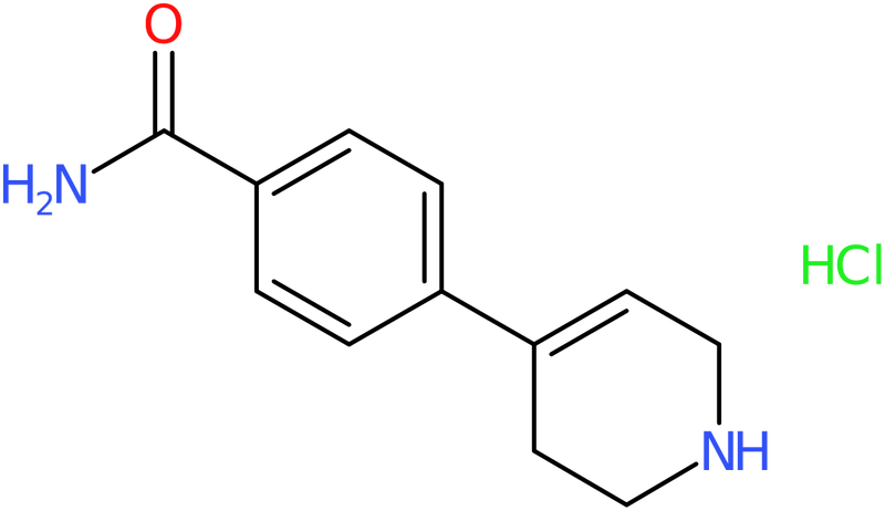 CAS: 1853217-64-7 | 4-(1,2,3,6-Tetrahydropyridin-4-yl)benzamide hydrochloride, >97%, NX31033
