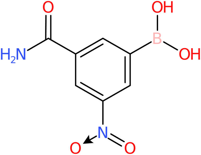 CAS: 102170-51-4 | 3-(Aminocarbonyl)-5-nitrobenzeneboronic acid, >98%, NX11487
