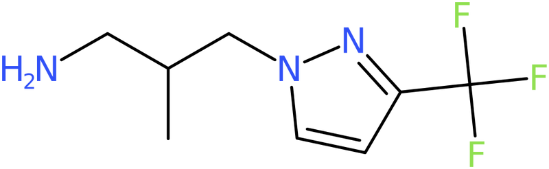 CAS: 1006334-06-0 | 2-Methyl-3-[3-(trifluoromethyl)-1H-pyrazol-1-yl]propan-1-amine, NX10630
