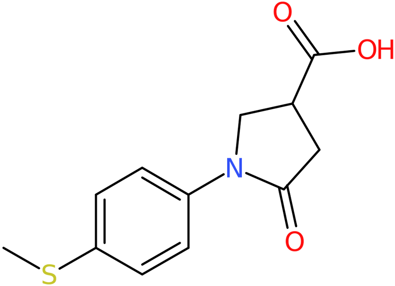 CAS: 63674-53-3 | 1-[4-(Methylsulphonyl)phenyl]-5-oxo-3-pyrrolidinecarboxylic acid, NX56318