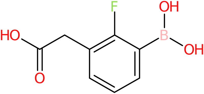 3-(Carboxymethyl)-2-fluorobenzeneboronic acid, NX74747