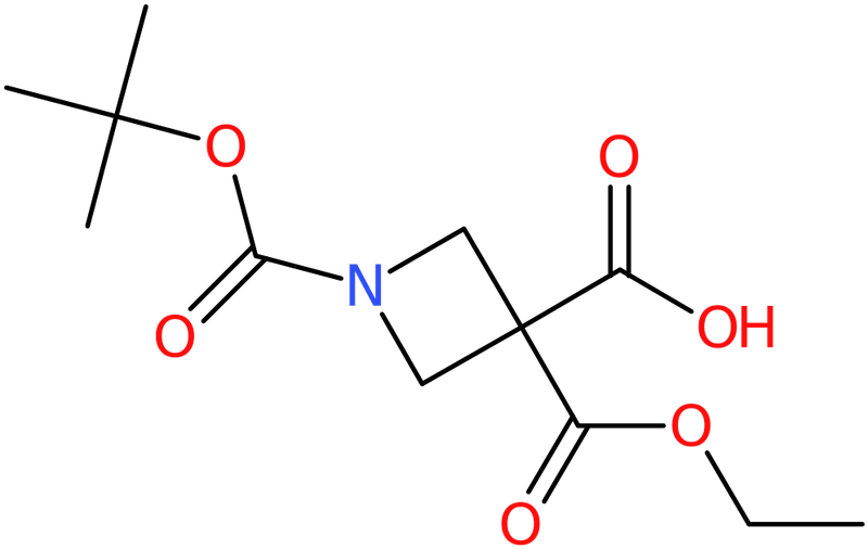 CAS: 1011479-76-7 | Azetidine-1,3,3-tricarboxylic acid 1-tert-Butyl ester 3-ethyl ester, NX10904