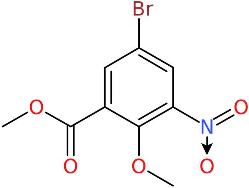 CAS: 67657-90-3 | Methyl 5-bromo-2-methoxy-3-nitrobenzoate, NX57863