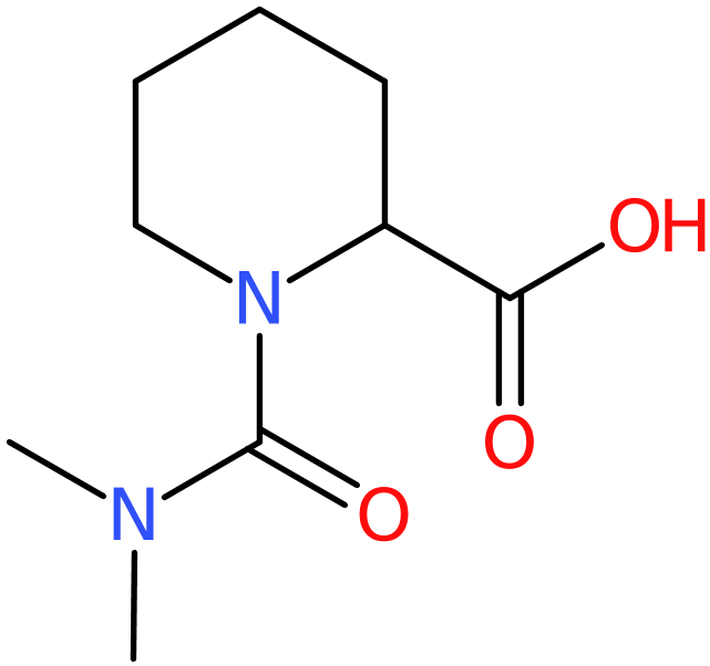 CAS: 1249531-45-0 | 1-(Dimethylcarbamoyl)piperidine-2-carboxylic acid, NX18950