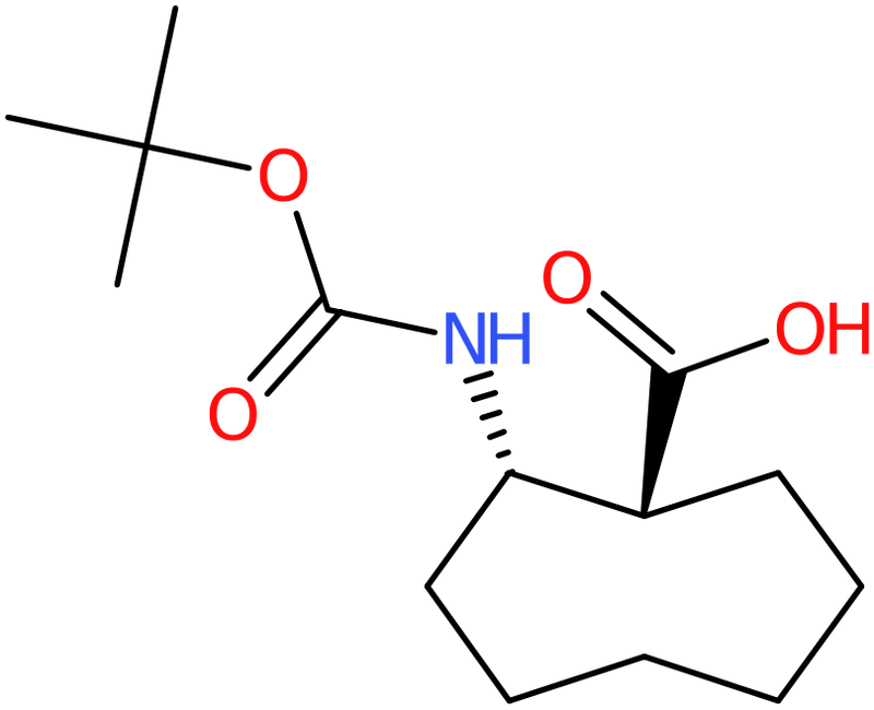 CAS: 1013980-15-8 | cis-2-tert-Butoxycarbonylamino-cyclooctanecarboxylic acid, NX10978