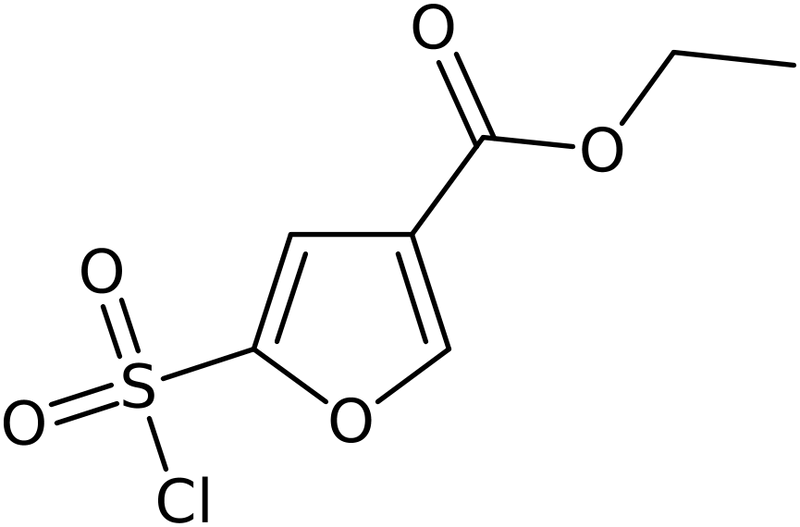 CAS: 256373-91-8 | 5-Chlorosulphonyl-furan-3-carboxylic acid ethyl ester, >95%, NX38002
