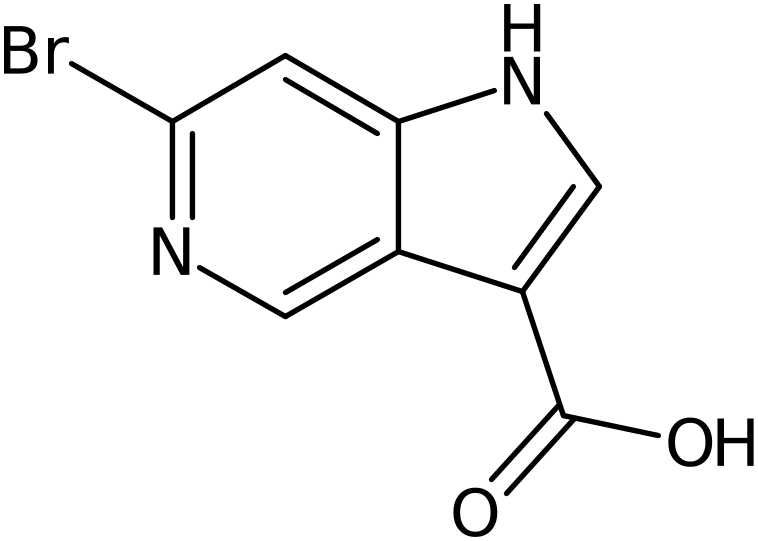 CAS: 1000341-77-4 | 6-Bromo-1H-pyrrolo[3,2-c]pyridine-3-carboxylic acid, >95%, NX10145