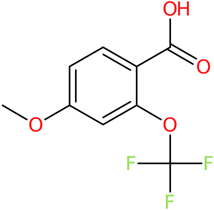 CAS: 886502-37-0 | 4-Methoxy-2-(trifluoromethoxy)benzoic acid, >97%, NX66838