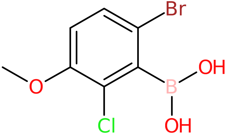 CAS: 957062-55-4 | 6-Bromo-2-chloro-3-methoxybenzeneboronic acid, NX71085