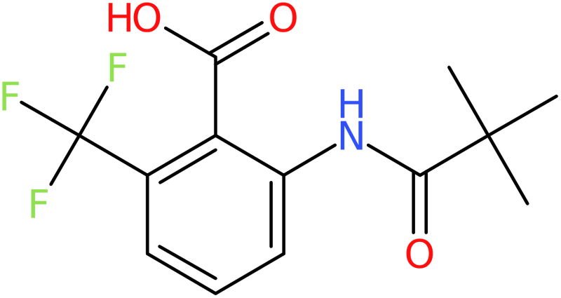 CAS: 256508-75-5 | 2-(2,2-Dimethylpropanoylamino)-6-(trifluoromethyl)benzoic acid, NX38023