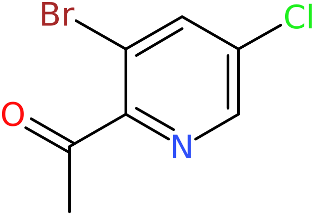 CAS: 1256823-11-6 | 1-(3-Bromo-5-chloropyridin-2-yl)ethanone, NX19172