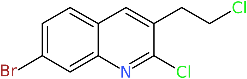 CAS: 948294-53-9 | 2-Chloro-3-(2-chloroethyl)-7-bromoquinoline, NX70475