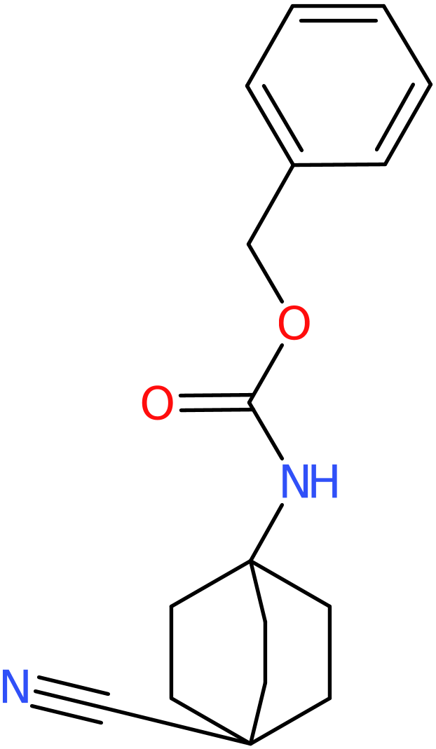 CAS: 1252672-88-0 | Benzyl 4-cyanobicyclo[2.2.2]octan-1-ylcarbamate, NX19008