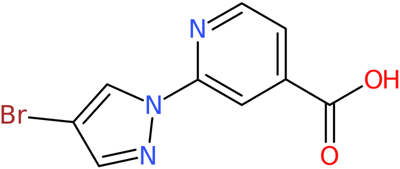 2-(4-Bromo-1H-pyrazol-1-yl)isonicotinic acid, NX73808
