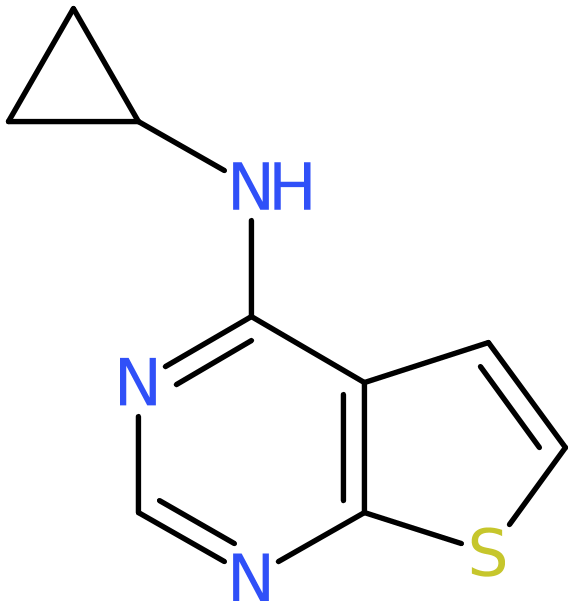 CAS: 63893-75-4 | N-Cyclopropylthieno[2,3-d]pyrimidin-4-amine, NX56421