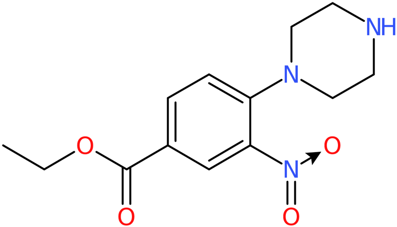 CAS: 886631-29-4 | Ethyl 3-nitro-4-(piperazin-1-yl)benzoate, NX66878