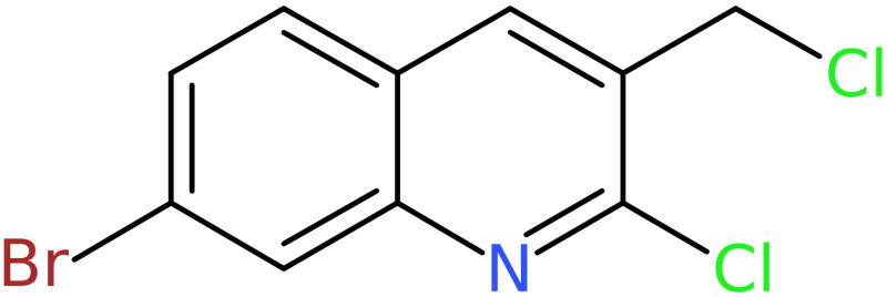 CAS: 948291-25-6 | 7-Bromo-2-chloro-3-(chloromethyl)quinoline, NX70437