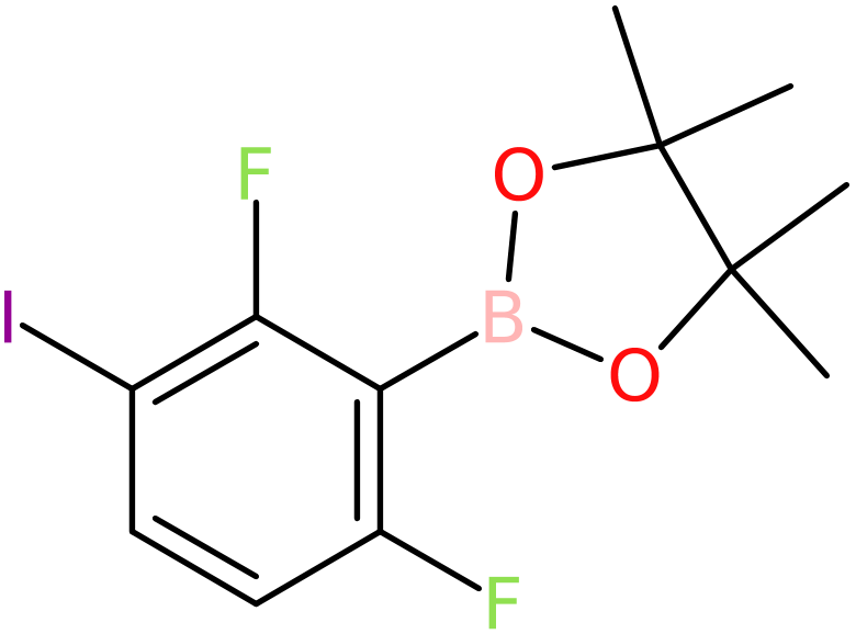 2-(2,6-Difluoro-3-iodophenyl)-4,4,5,5-tetramethyl-1,3,2-dioxaborolane, >97%, NX74796