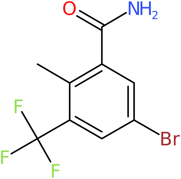 CAS: 2387008-53-7 | 5-Bromo-2-methyl-3-(trifluoromethyl)benzamide, >97%, NX36730