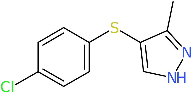 4-[(4-Chlorophenyl)thio]-3-methyl-1H-pyrazole, NX73878