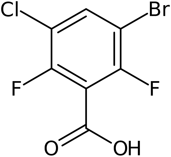 3-Bromo-5-chloro-2,6-difluorobenzoic acid, NX74586