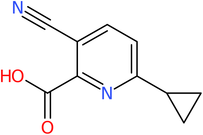 CAS: 1221791-98-5 | 3-Cyano-6-cyclopropyl-2-pyridinecarboxylic acid, NX18020