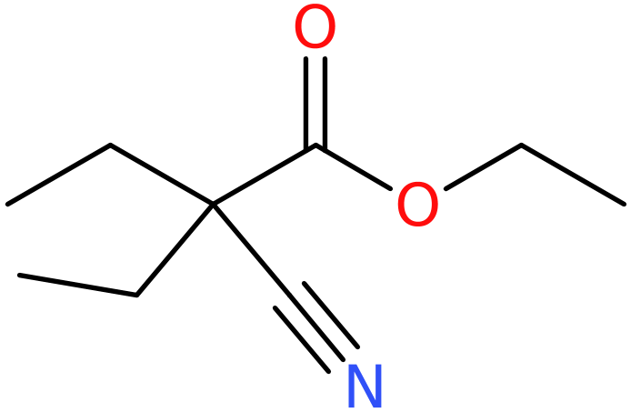 CAS: 1619-56-3 | Ethyl 2-cyano-2-ethylbutanoate, >95%, NX27262