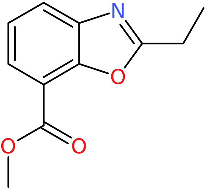 CAS: 1227955-08-9 | Methyl 2-ethyl-1,3-benzoxazole-7-carboxylate, NX18287