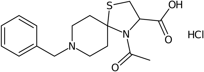 CAS: 1030253-99-6 | 4-Acetyl-8-benzyl-4,8-diaza-1-thiaspiro[4.5]decane-3-carboxylic acid hydrochloride, NX11779