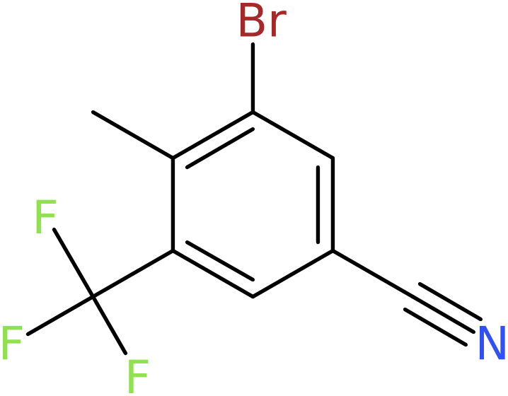 CAS: 2383004-77-9 | 3-Bromo-4-methyl-5-(trifluoromethyl)benzonitrile, NX36657